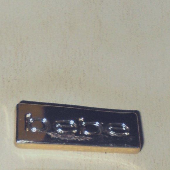 Bebe 6 Pink/Tan Faux Snakeskin Stiletto Heels Side Zip Faux Suede Detail - Picture 8 of 9